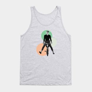 Audrey Hepburn on a bicycle Tank Top